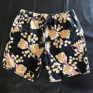 Cool pair of shorts. No liner. Large stretch waist